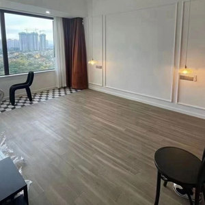 <span class=keywords><strong>Suelo</strong></span> de vinilo de 4,0mm con diseño gris, <span class=keywords><strong>antideslizante</strong></span>, impermeable, respetuoso con el medio ambiente, aspecto de madera, PVC, clic ecológico - Product Image 2