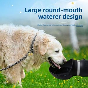 Custom Pet Silicone Water Cup Portable Travel <b>Bottle</b> Outdoor <b>Drinking</b> Kettle <b>Dog</b> Out-and-About Water Dispenser Party Use - Product Image 2