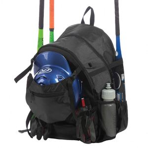 Sac à dos de baseball BSCI Factory Advantage avec support externe pour casque de baseball - Product Image 1