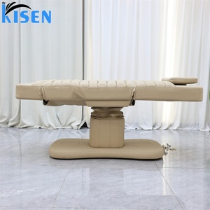 Fauteuil de beauté Kisen à dossier incurvé, 3 moteurs, électrique, personnalisable pour salon, table de tatouage réglable en promotion - Product Image 4