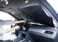 Parasol de voiture promotionnel pliable pour pare-brise, protection solaire automobile, accessoires pare-soleil