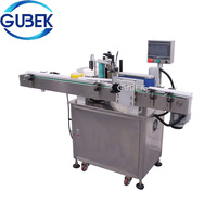 Machine d'étiquetage automatique pour bouteilles rondes, machine de positionnement et d'étiquetage pour bouteilles en plastique, en verre et de formes spéciales