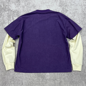 เสื้อยืดคอร์ดูรอยคุณภาพสูง 300 แกรม หนัก ทรงบ็อกซี่ สไตล์วินเทจ ปักโลโก้ได้ ผ้าฝ้ายสองชั้น แขนยาว สำหรับผู้ชาย - Product Image 2