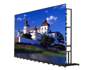 Panel LED de pie para eventos, gabinete de hierro, pantalla LED P3.91 de 500x1000 mm HD, animación de pared LED para tiendas minoristas - Product Image 4