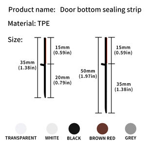 Joint <span class=keywords><strong>de</strong></span> fond <span class=keywords><strong>de</strong></span> <span class=keywords><strong>porte</strong></span> en TPE auto-adhésif coupe-froid balayage <span class=keywords><strong>de</strong></span> fond <span class=keywords><strong>de</strong></span> <span class=keywords><strong>porte</strong></span> - Product Image 6