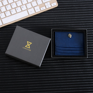 Porte-cartes <span class=keywords><strong>de</strong></span> visite en PU <span class=keywords><strong>de</strong></span> qualité hôtelière, couleur unie, sans fermeture, portable, boîte cadeau publicitaire, vente en gros, pour cartes d'identité, VIP et usage en chambre d'hôtel - Product Image 2