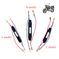 Résistance de charge universelle pour moto à LED 20W 10 Ohm, décodeur 12V 84,5mm, résistance d'annulation de défaut pour clignotant