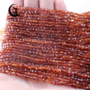 Hạt đá quý hình đồng xu mặt phẳng, mặt cắt nhiều cạnh, tự nhiên, tròn, kích thước 4mm, giá sỉ từ nhà máy, dùng làm đồ trang sức - Product Image 6