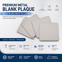 Plaque métallique personnalisée OEM en aluminium, conception sur mesure, plaque signalétique en acier inoxydable et aluminium pour gravure laser, plaque métallique vierge