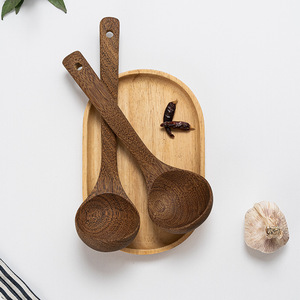 Nhà bếp hộ gia đình sơn miễn phí sáp miễn phí bằng gỗ dài xử lý thìa súp gạo muỗng không dính chảo chiên xẻng Bộ đồ ăn - Product Image 4