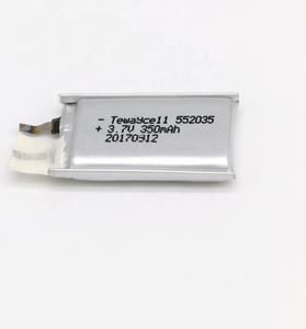 552035 350mAh <span class=keywords><strong>3</strong></span>,7 V hard case drone enrich power lithium polymer battery cells - Product Image 2