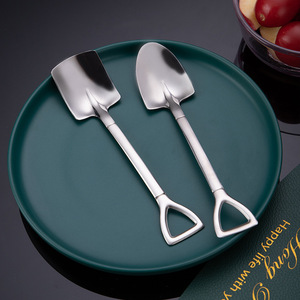 Cuchara de Acero Inoxidable para Café y Té, Diseño Creativo Retro, Cuchara para Servir Cena, Helado, Postre, Sandía, Utensilios de Cocina, Herramienta de Bar - Product Image 4