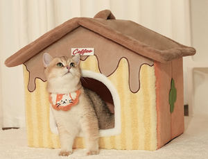 PP Cotton <strong>Fashion</strong> Rectangle Cat &amp; <strong>Dog</strong> House Washable Removable Large Space Pet <strong>Bed</strong> - Product Image 2