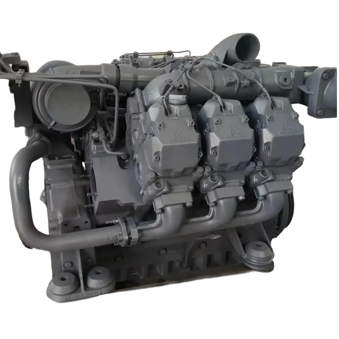 Motor diesel Deutz BF6M1015C, turbina de seis cilindros, quatro tempos, máquinas refrigeradas a água, motor V8