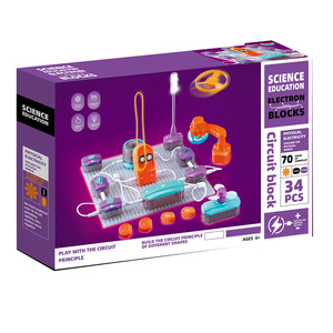 HSD Kinder STEM Wissenschaftsexperiment Plastik-Elektronik-Bausteine Lernspielzeug-Set ohne Batterie für Alter 4-14 - Product Image 4