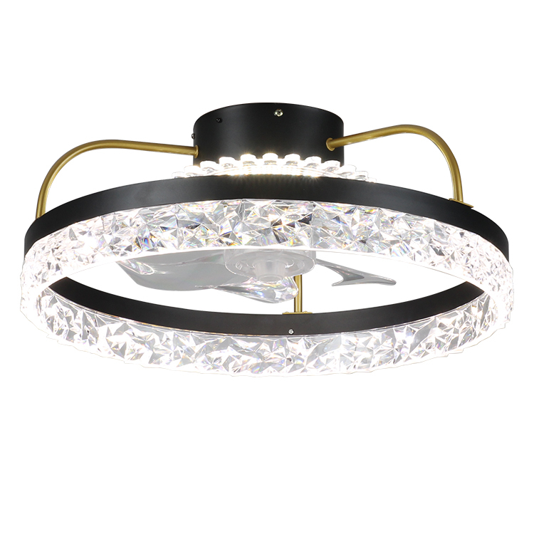 New Arrival Chandelier Creative Simple Modern Room Invisible Ceiling Fan Light