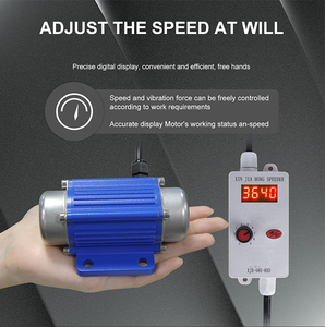 Faradyi Vibration DC <span class=keywords><strong>Motor</strong></span> 12/24V Regulación de velocidad 7000 Rotación sin escobillas Miniatura Micro Digital Display Vibrador Motores - Product Image 5