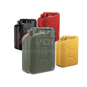 Fuel can 20 litre customizable colors metal 5 gallons 20l jerry can steel tank gasoline can