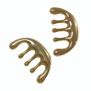 เครื่องนวดกัวซาห้าซี่หัวโลหะสีทอง - Product Image 4