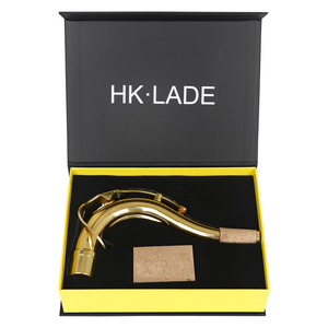 HK <span class=keywords><strong>SLADE</strong></span> Nouveau Produit Vente en Gros Instruments en Laiton <span class=keywords><strong>Saxo</strong></span> Embouchure Cou Sax Accessoires Saxophone Ténor Cou Avec Puce En Liège - Product Image 1