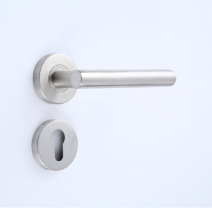 Designer Stainless Steel <strong>Door</strong> <strong>T</strong> <strong>Bar</strong> Hollow Interior Lever <strong>Door</strong> <strong>Handle</strong> on Rose - Product Image 5