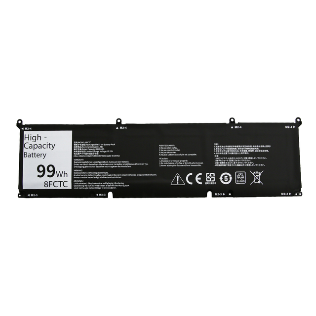 High Capacity 99Wh 8FCTC 69KF2 Replacement Laptop Battery Pack for G15 5510 5511 5515 5520 7510 7610 Li-polymer