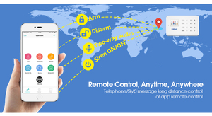 Kerui 7-inch hiển thị đầy đủ màu sắc Wifi + 4G tuya không dây nhà thông minh an ninh Hệ thống báo động cá nhân báo động chống trộm - Product Image 5