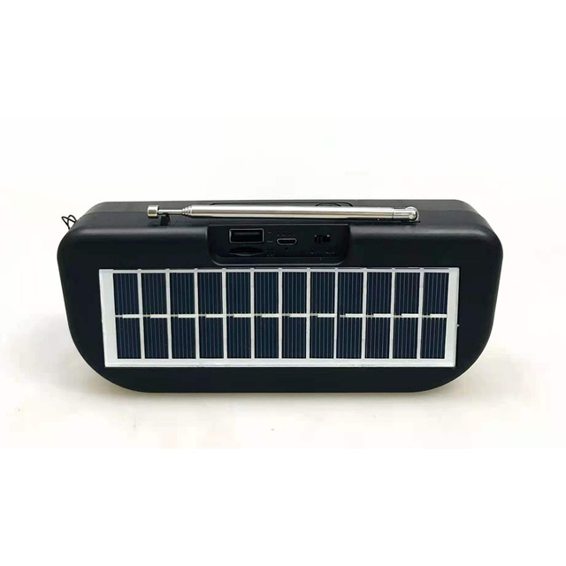 Rechargeable Battery Pack Radio Solar Power Portable Solar Panel Portable Digital Radio