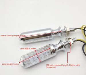 Accesorios para Motos, Indicador de Señal para Vehículos Todoterreno, Luz LED de Señalización para Motocicleta, Luz Indicadora para Bicicleta, Accesorios para Motos - Product Image 4