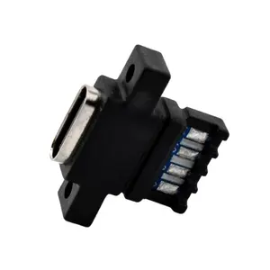 LN-TYPE-C-00300 Type-c Connector With Panel Mount Screw Fixing Hole