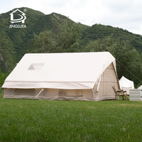 Tente de camping gonflable d'extérieur facile à installer, imperméable, avec pompe manuelle