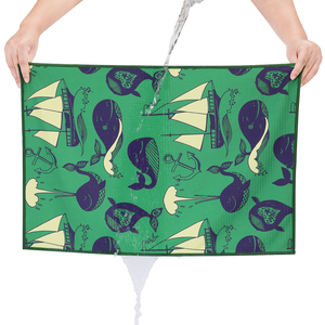 Thăng hoa nhà bếp khăn sợi nhỏ Waffle dệt trà khăn - Product Image 3