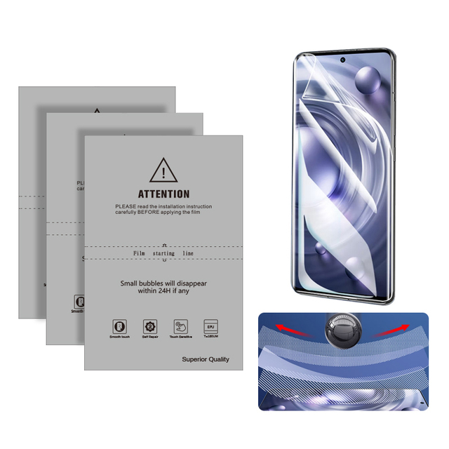 120*180mm EPU TPU Hydrogel Screen Protector HD Clear/Matte/Blue Light/Privacy Ultra-Thin Film Sheet for Mobile Phone GPS Plotter