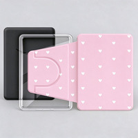 Casing Akrilik Magnetik Lepas Pasang Khusus untuk Kindle Paperwhite 7 inci 2026 dengan Tali Pegangan dan Penyangga Putar untuk E-Reader