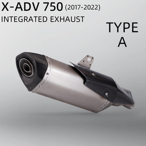 Para Honda X-ADV 750 X ADV750 ADV 2017-2021 Sistema Completo de Escape para Motocicleta, Silenciador, Tubo de Escape Modificado, Tubo de Conexión - Product Image 2