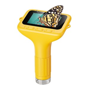 Nouveau style 385 – Microscope portable pour enfants avec grand écran de 3 pouces (50-1000X) – Loupe d'apprentissage pour la maison et le tutorat - Product Image 1