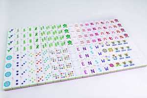 Tùy Chỉnh 4-Lớp Mỹ Mahjong Thiết Lập 160 Nhựa Gạch Với Leopard & Rùa In Thiết Kế Quà Tặng Sang Trọng Ý Tưởng - Product Image 4