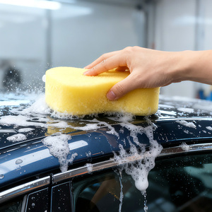 Bán buôn hình 8 rửa xe miếng bọt biển mật độ cao vật liệu và mạnh mẽ absorbency cho xe làm sạch miếng bọt biển Vải không có vết trầy xước - Product Image 6