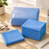 Chiffon de nettoyage en microfibre doux et sans peluches pour lunettes, écran de téléphone, objectif d'appareil photo, bijoux, serviette de nettoyage en polaire double face