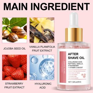 Huile après-rasage pour femmes Traitement sérum post-rasage Prévient la zone du bikini incarnée Corps Aisselles Apaisé Soins après-rasage - Product Image 4
