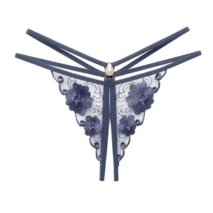 <span class=keywords><strong>String</strong></span> transparent brodé perlé, culotte de lingerie sexy à entrejambe <span class=keywords><strong>ouvert</strong></span>, <span class=keywords><strong>string</strong></span> sans couture en dentelle pour femme - Product Image 1
