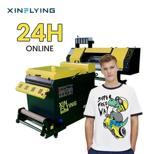 XinFlying A1 DTF打印机24英寸半自动印刷机，带摇床烤箱60厘米打印尺寸全新来自美国仓库