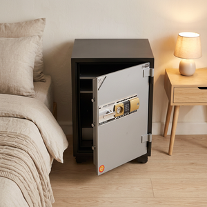 Caja Fuerte Electrónica Personalizable YUNOS SAFE OEM 2026 con Huella Dactilar y Cerradura de Llave para Almacenamiento de Efectivo en el Hogar YNS-87E - Product Image 4