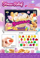 8 Jouets Squishy Boîte Mystère – Jouets Sensoriels Anti-Stress, Fidget Toys Doux et Extensibles, Mignons Squishies Alimentaires et Animaux, Styles Aléatoires pour Enfants