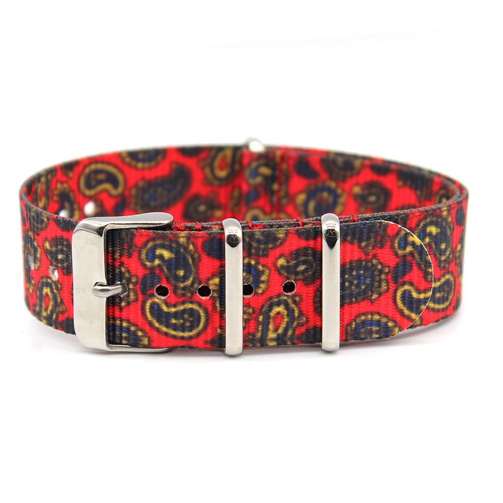 paisley red