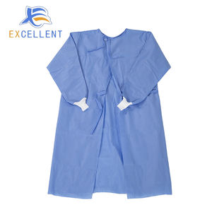 Robes chirurgicales non tissées médicales robes patientes jetables stériles (usine de la Thaïlande) - Product Image 1