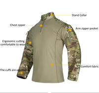 Tenue de Combat Tactique Camouflage Multi-Poches G4 en Tissu Ripstop Respirant [500 Ensembles Personnalisés]