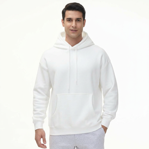 Sweat à capuche épais 600 g/m² pour homme, style vintage délavé, motif pierre, coupe oversize, col uni, vente en gros - Product Image 1