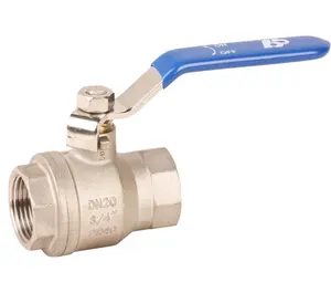 3/8 inch PN40 water valve with blue stainless steel ball valve/ ball valve stainless steel