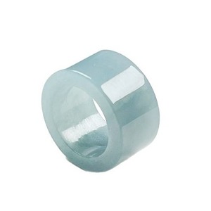 Anel de Jadeíta Natural A-grade com Pingente de Anel de Corrida em Água Azul com Base de Gelo, Joia Vestível - Product Image 6